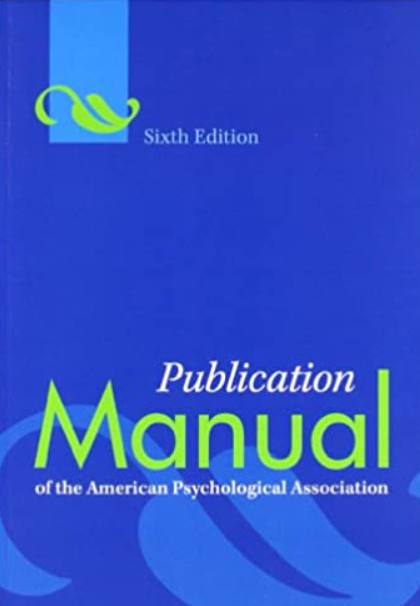 Publication Manual of the American Psychological Association 6th Edition PDF Free Download